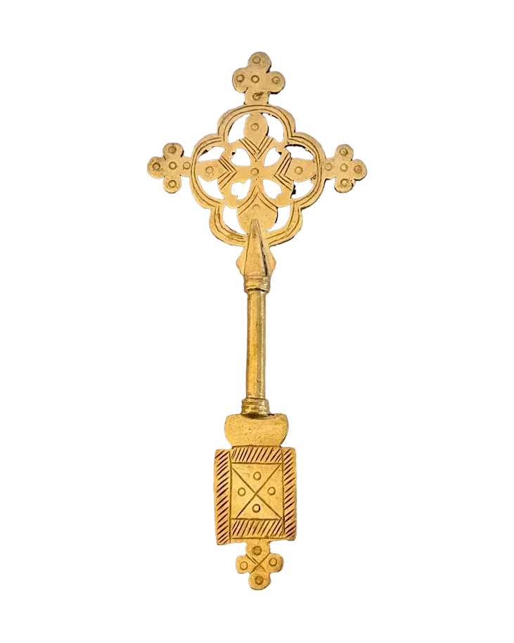 Small Ethiopian Brass Cross