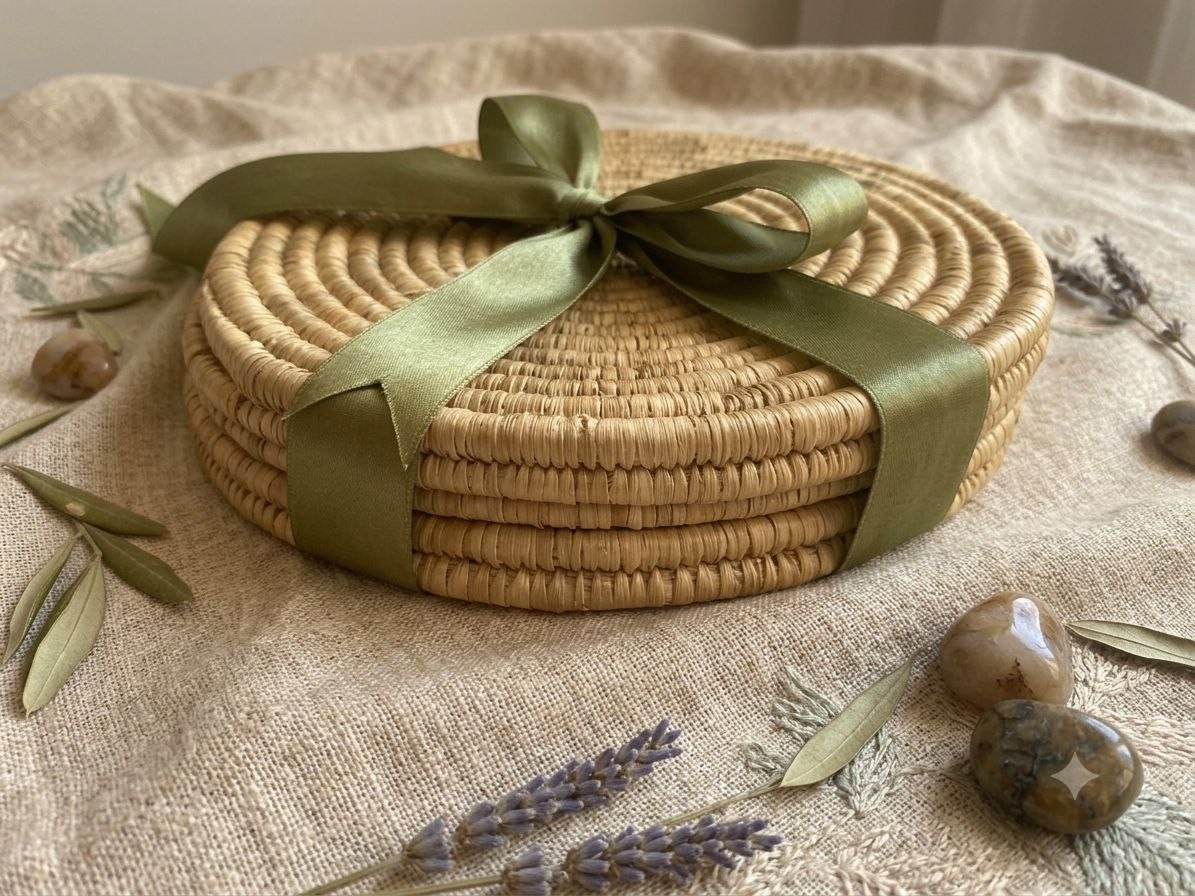 Handwoven Table Placement - 4 Piece - Image 5